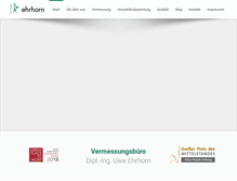 Tablet Screenshot of ehrhorn.de